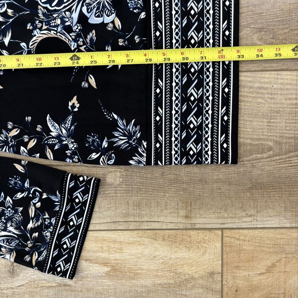 White House Black Market Floral Dress Size M Petite Embroidered Stretch Classic - Picture 13 of 13